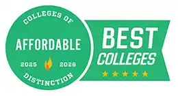 College of Distinction Best Colleges for Affordability badge