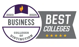 College of Distinction Business Badge
