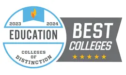 College of Distinction Education Badge