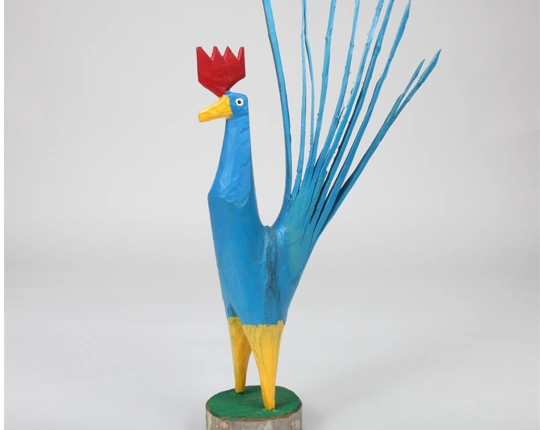 the blue rooster