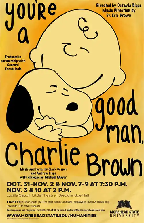 You're a Good Man Charlie Brown Play Poster