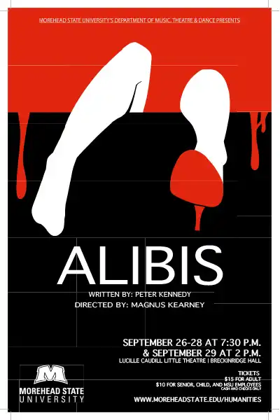 Alibis Theatre Poster