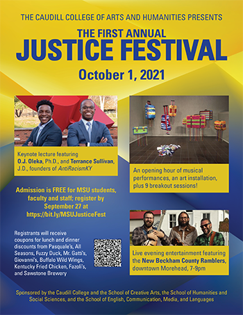 Justice Festival poster