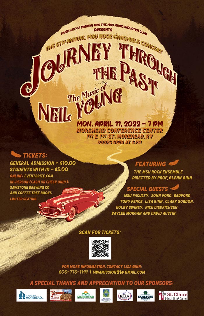 Neil Young Concert Poster